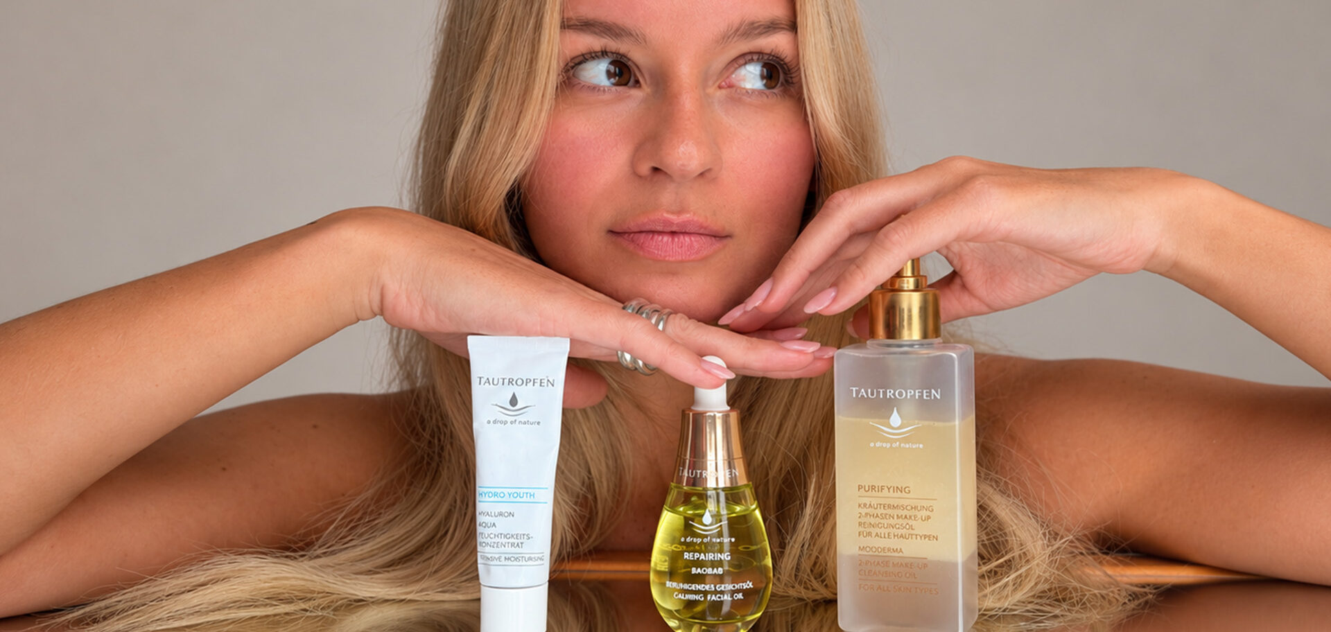 Tautropfen Naturkosmetik Banner